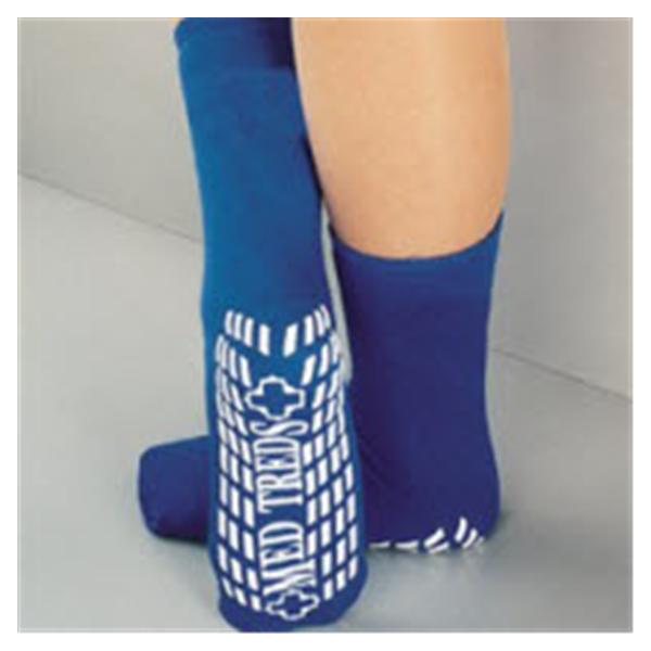 Slippers Patient Terrycloth MedTreds Unisex Adult Blue Universal Slip On 48Pr/Ca